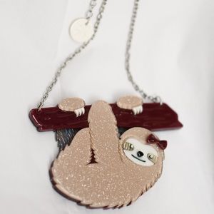 Erstwilder Sybil the Sloth Necklace